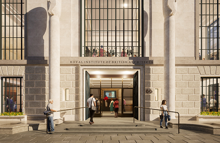 Benedetti66PPEntrance700x455png Proposed Entrance to 66 Portland Place, Benedetti Architects